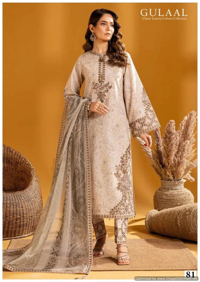 Gulaal Karachi Vol 9 Cotton Wholesale Pakistani Salwar Suit Catalog — Wholesale Salwar Suits, MPA wholesale from Surat - Gallery Image 10